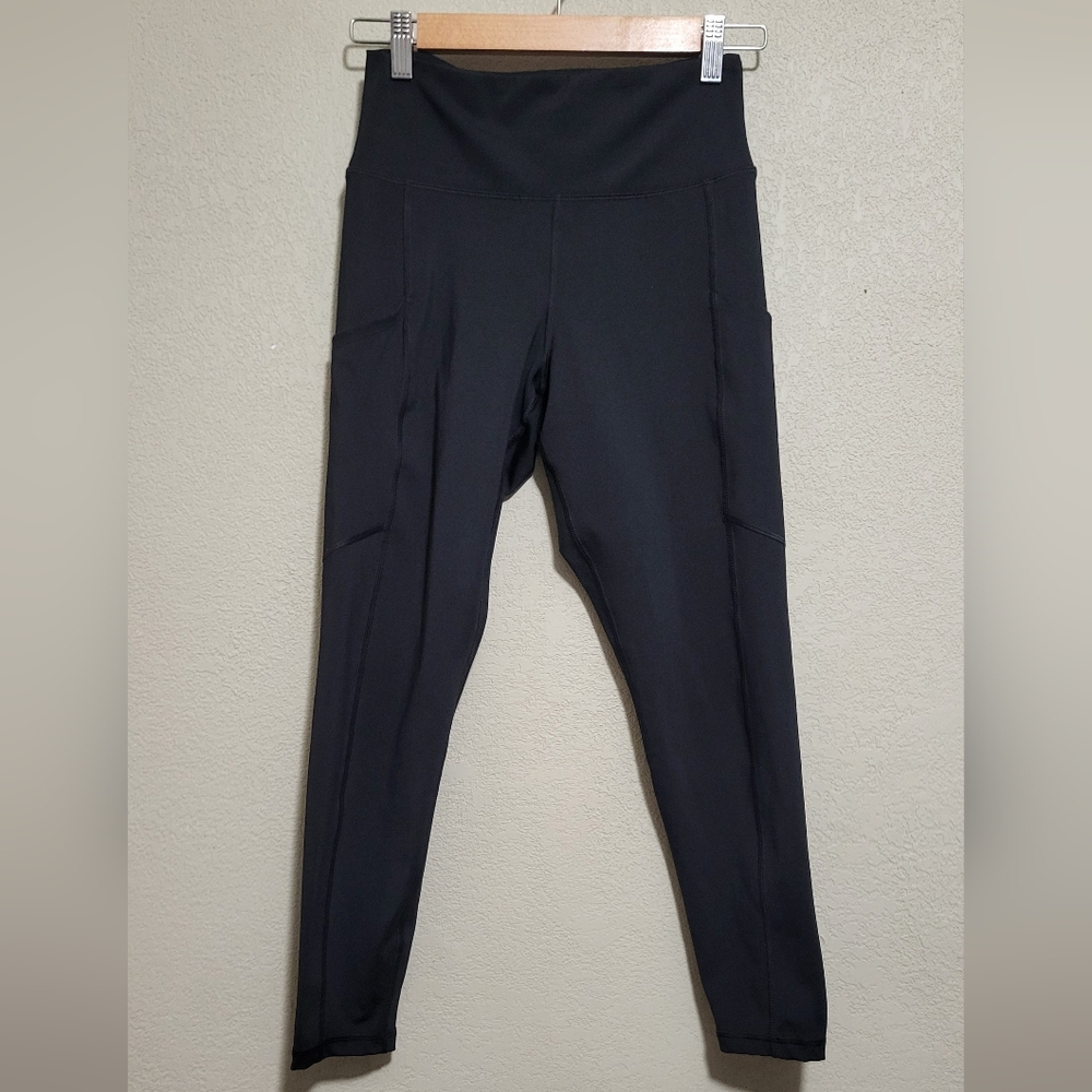 American Eagle The Everything Pocket Legging Curvy Short, Black, Small